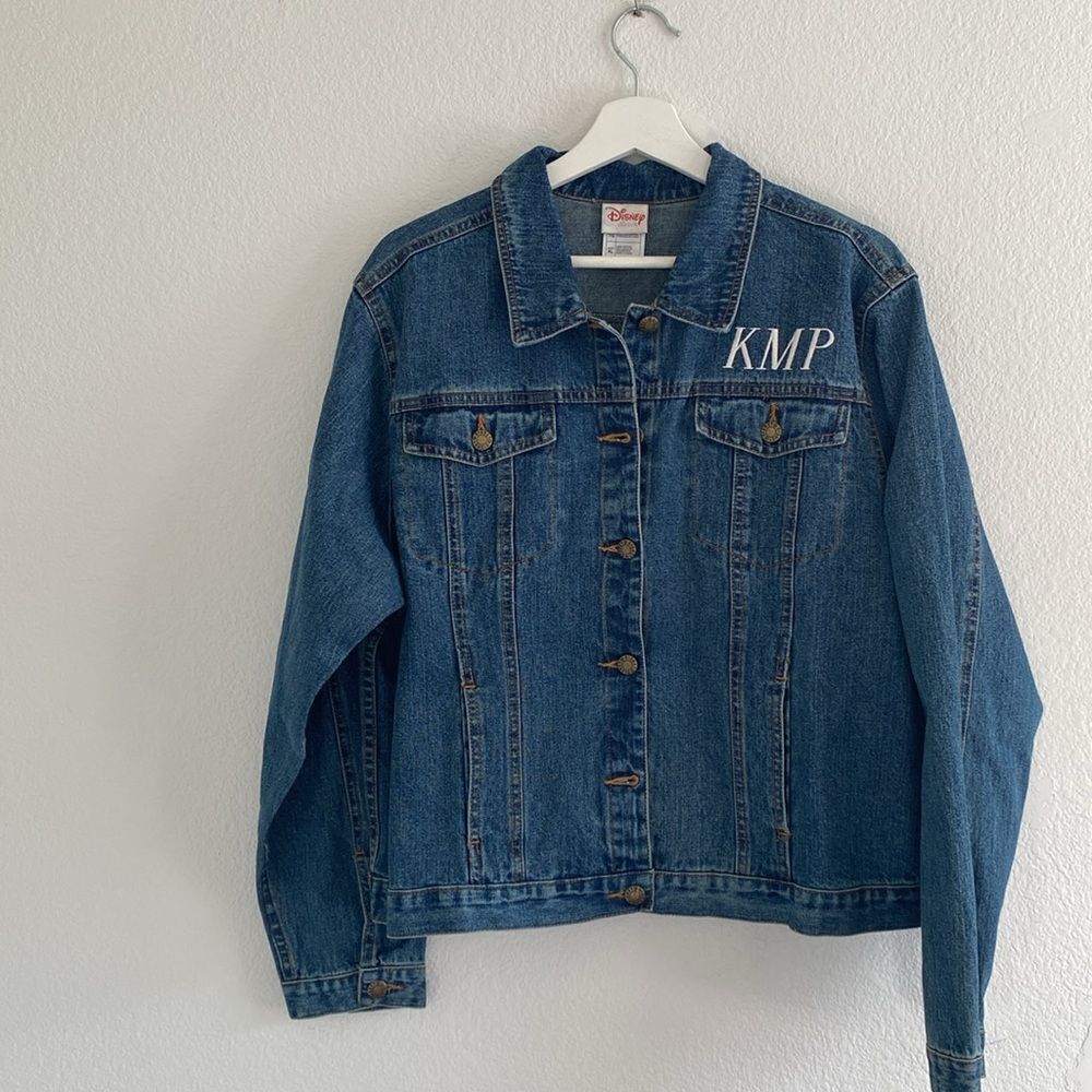 Vintage Disney Embroidered Denim Jean Jacket - Picture 3 of 10